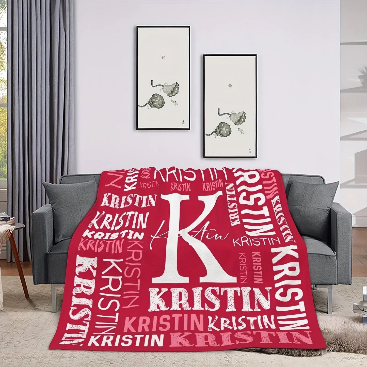 Personalized Pet Photo Blanket β Custom Dog Face Throw with Text β Unique Gift for Pet Lovers & Friends (Copy)