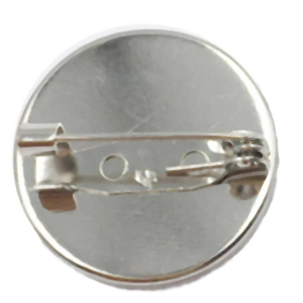 Custom Glass Photo Brooch – Personalized Round Pin with Your Baby Photo, Image, or Design – Handmade Gift